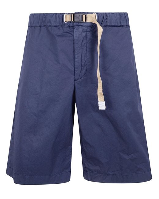 White Sand Blue Long Trousers for men