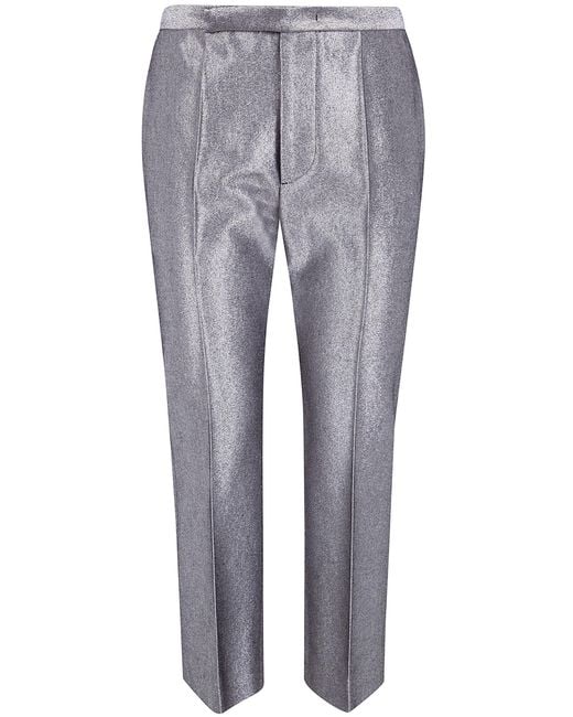 SAPIO Gray Crop Fitted Denim