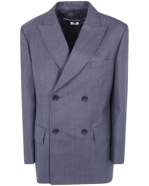 Junya Watanabe Blue Double-Breasted Jacket "J014"