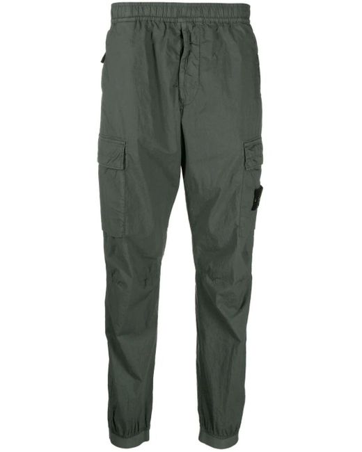 Stone Island Gray Regular Tapered Trousers Clothing for men