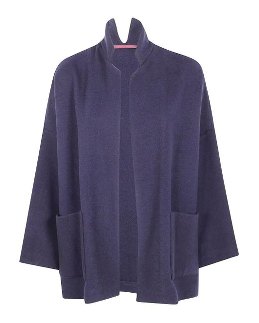 Daniela Gregis Blue "Giacca Gladiolo" Jacket