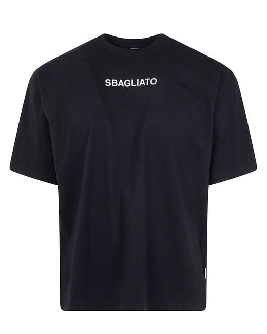 Aspesi Black "Sbagliato" T-Shirt for men