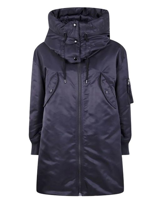 Aspesi Blue "Bomberone" Double Breasted Jacket