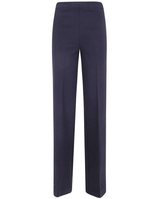 Twinset Blue Pants Flared Trousers