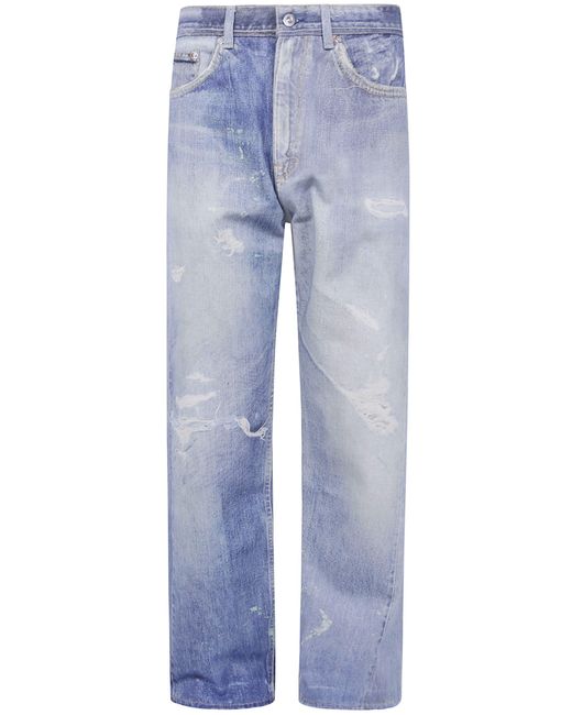 Our Legacy Blue Jeans Straight Leg "Third Cut" for men