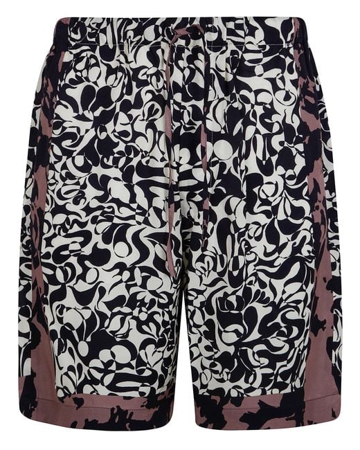 Dries Van Noten Natural Piperi Printed Shorts for men