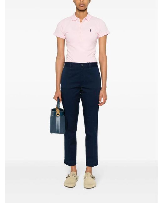 Polo Ralph Lauren Blue Slim-Fit Chino Trousers