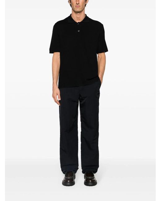 Jacquemus Black Polo T-Shirt for men