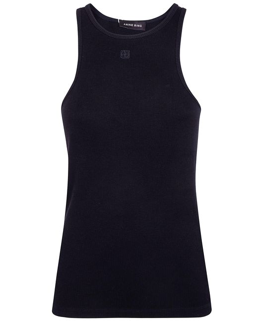 Anine Bing Black Cole Tank