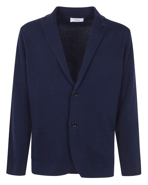 Lardini Black Knitted Jacket for men