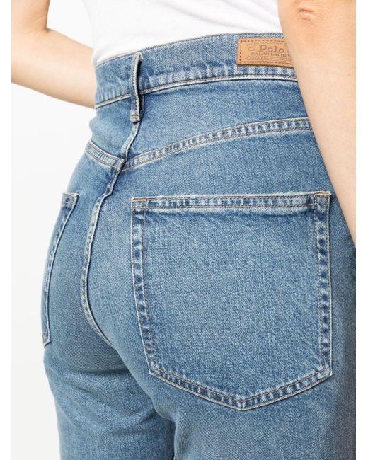 Polo Ralph Lauren Blue Mid-waist Skinny Jeans