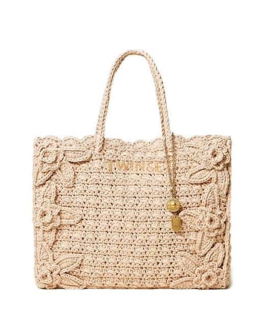Twinset Natural Tote Bag