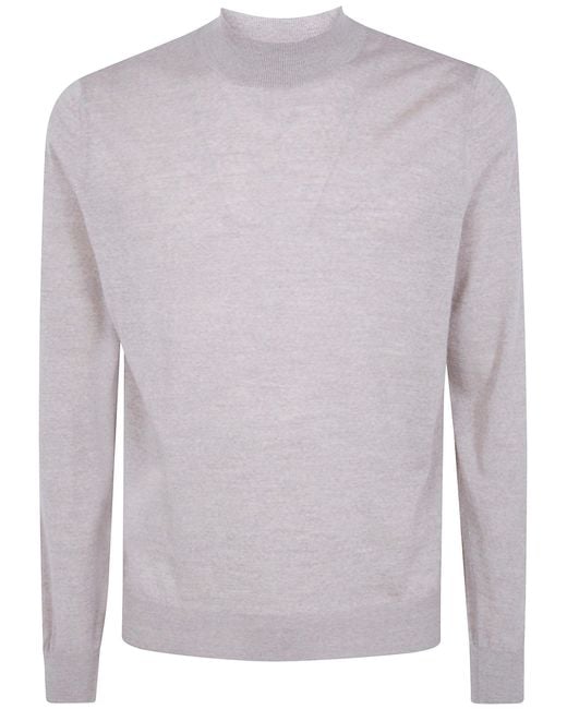 Gran Sasso Natural Sweater Turtle Neck Long Sleeves for men