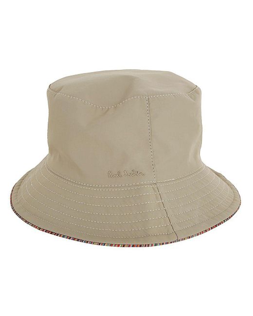Paul Smith Natural Bucket Hat