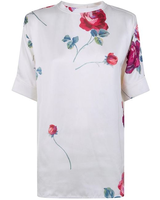 N°21 White Canvas Blouse
