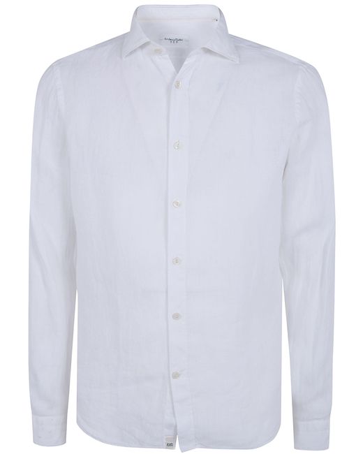 Tintoria Mattei 954 White Linen Shirt for men