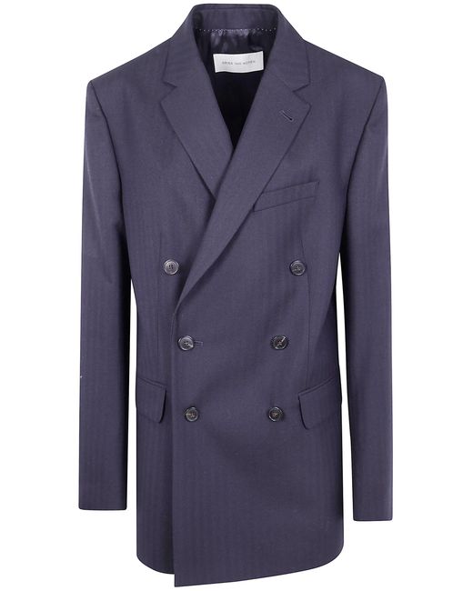 Dries Van Noten Blue Bafya Jacket
