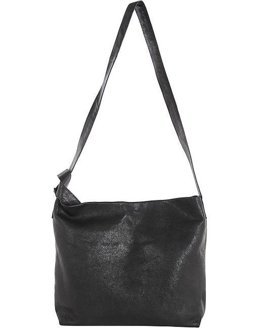Ann Demeulemeester Black Runa Medium Soft Shoulder Bag