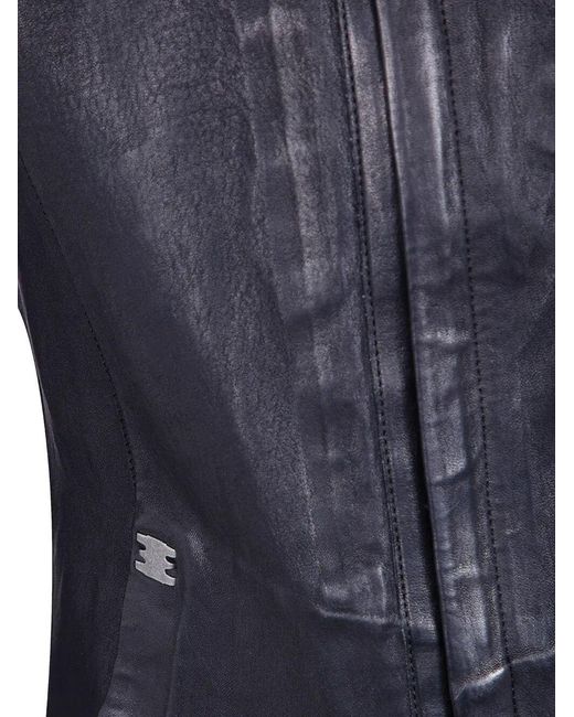 Isaac Sellam Blue "Imparable" Nappa Stretch Jacket for men