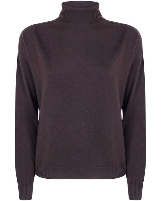 Drumohr Blue Sweater Wool "Turtle Neck"