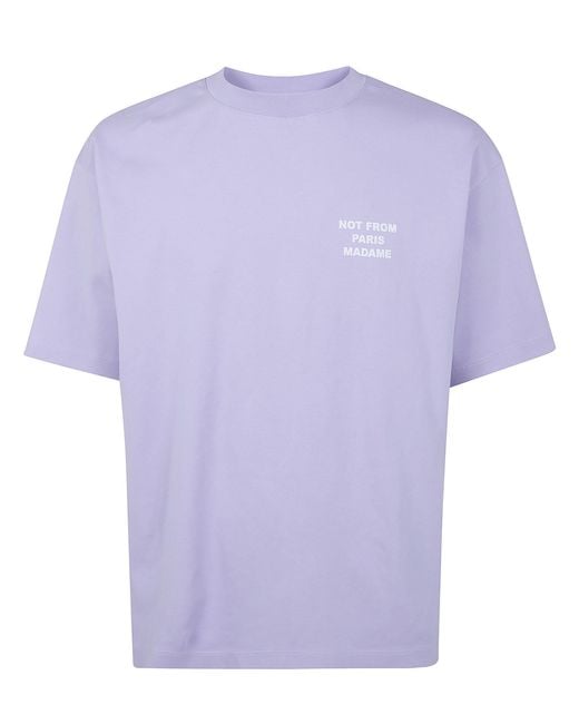 Drole de Monsieur Purple "Slogan" T-Shirt for men