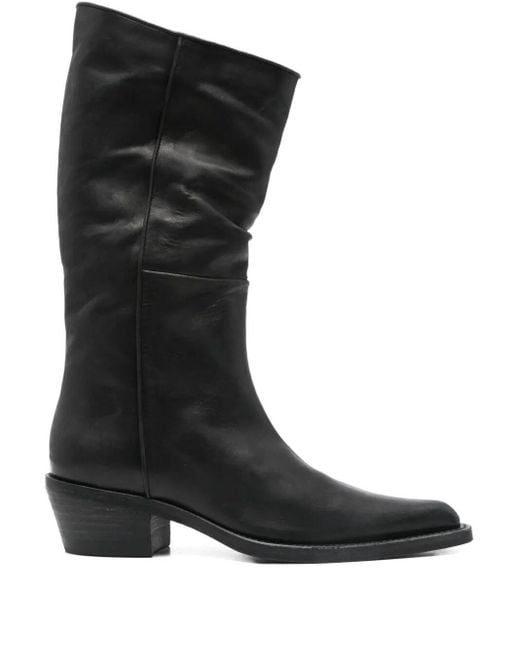 Khaite Black "Clive" Boot T.25
