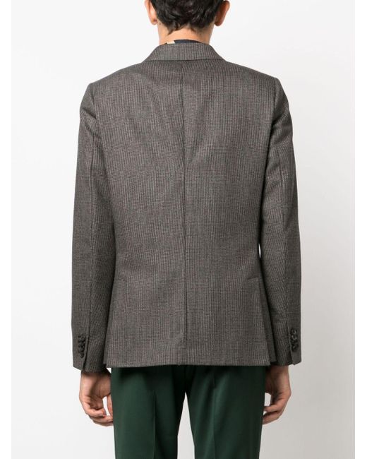 Paul Smith Gray Double-breasted Wool Blazer for men