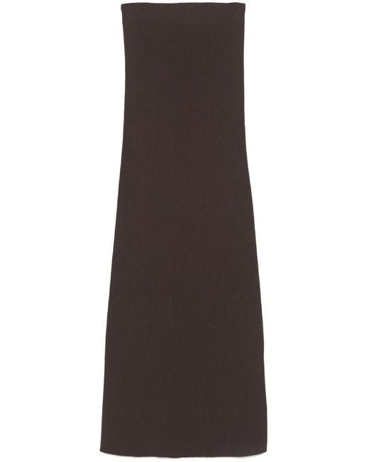 Max Mara Brown Aprile1234 Viscose Pencil Skirt