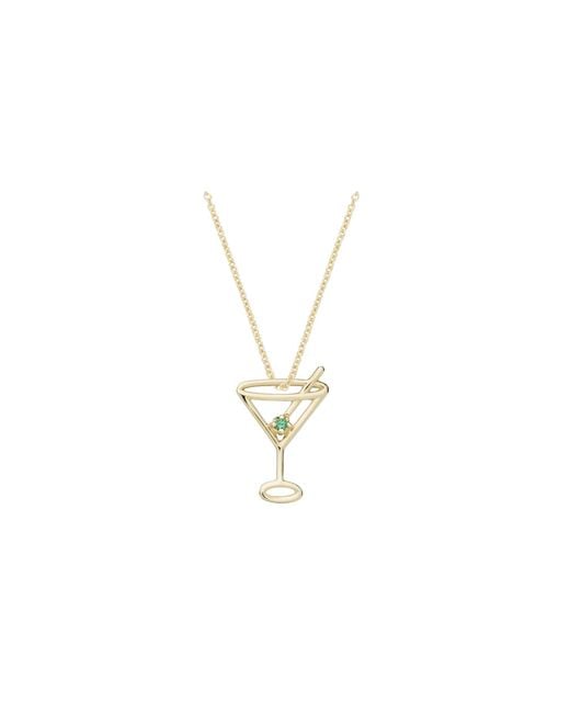 Aliita White "Martini Esmeralda" Necklace