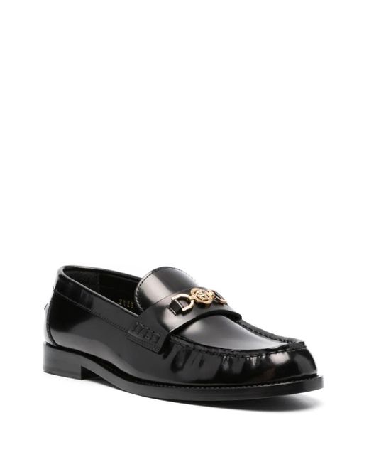 Versace Black Loafers Shoes