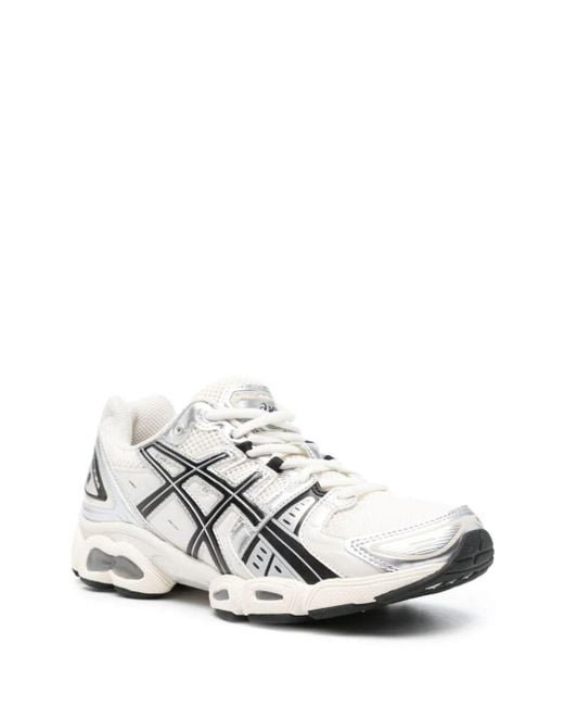 Asics White Gel-Nimbus 9 Sneakers With Inserts
