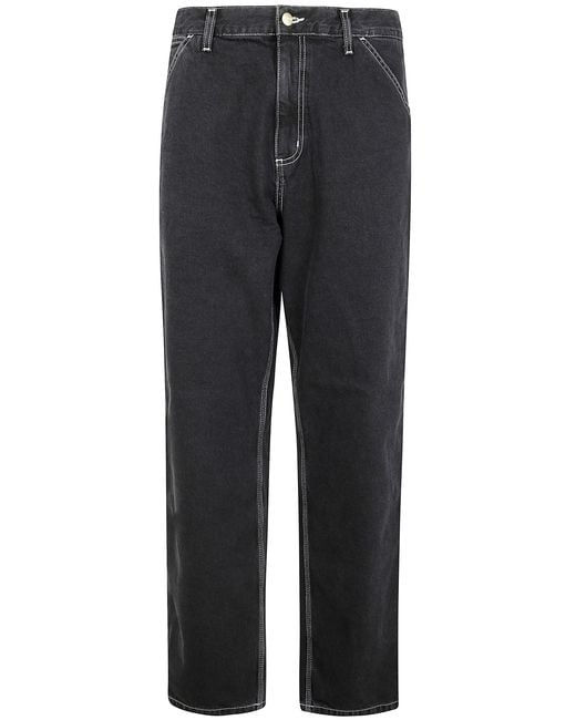 Carhartt Blue Simple Pant Clothing for men