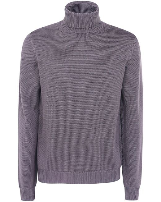 Nuur Gray Sweater Long Sleeves "Turtle Neck" for men