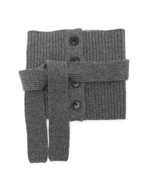 Sciarpa Cashmere "Merlin" di Dries Van Noten in Gray da Uomo