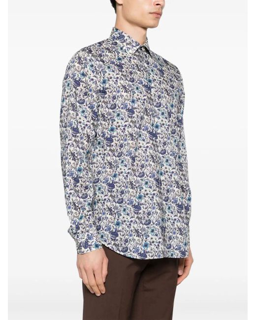 Paul Smith Blue Tailored Fit Shirt for men