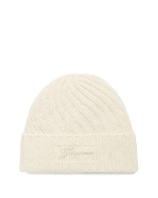 Jacquemus Natural "Le Bonnet Tourni" Hat
