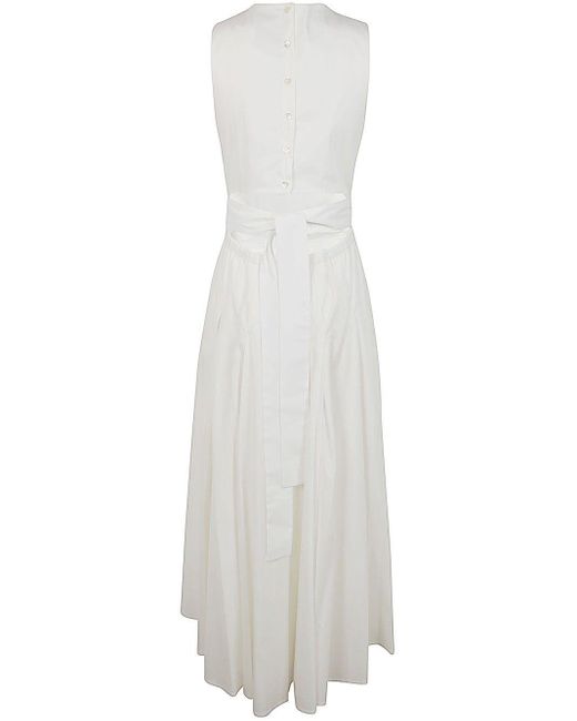 Semicouture White Eva Dress