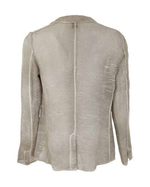 Avant Toi Gray Man Jackets Blazer: Grey Jacket for men