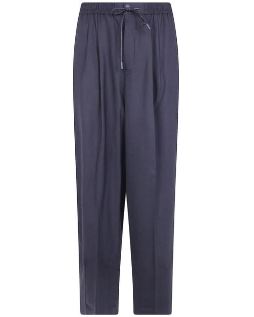 PT01 Blue Pants Wool Trousers for men