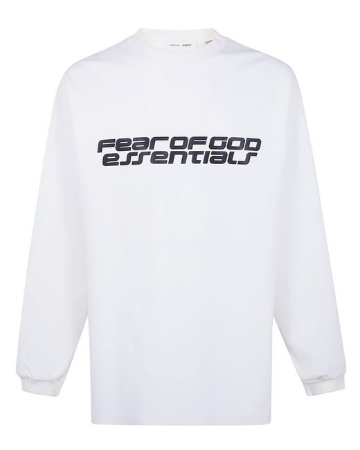 Fear Of God White "90's Long Sleeve" Tee for men
