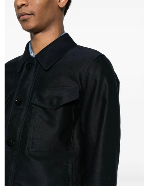 Tom Ford Blue Outwear Outer Shirt for men