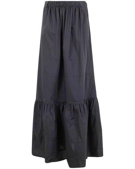 Mantu Blue Midi Skirt