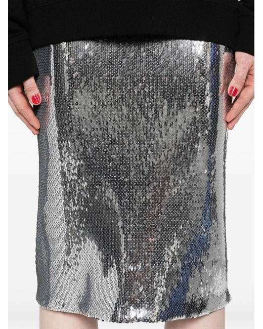 N°21 Gray Pencil Skirt