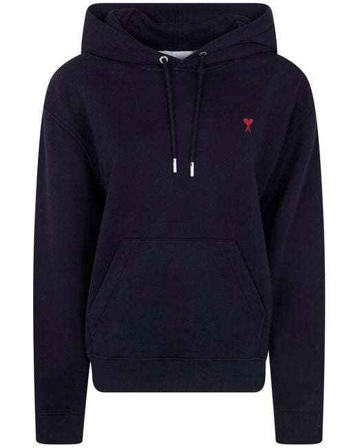AMI Blue "Ami De Coeur" Hoodie