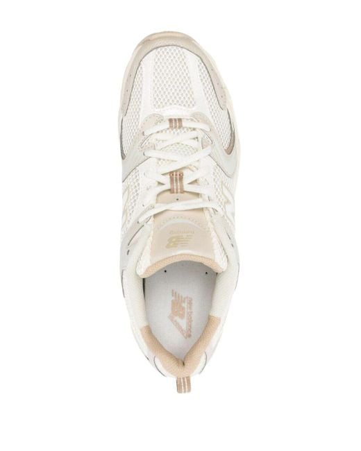 New Balance White 530 Sneakers Shoes