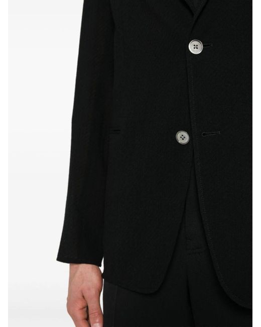 Emporio Armani Black Jacket Clothing for men