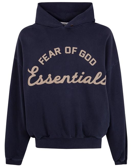Fear Of God Black Hoodie Unisex for men