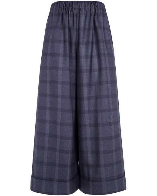 Daniela Gregis Blue Pants Wool