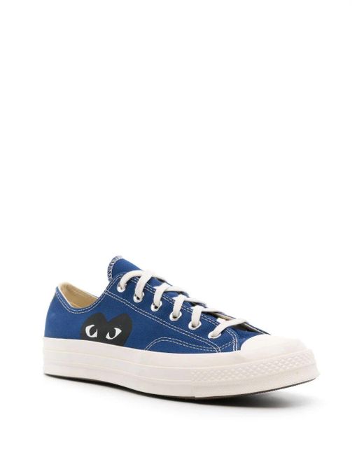 COMME DES GARÇONS PLAY Blue Converse Chuck Taylor Sneakers for men