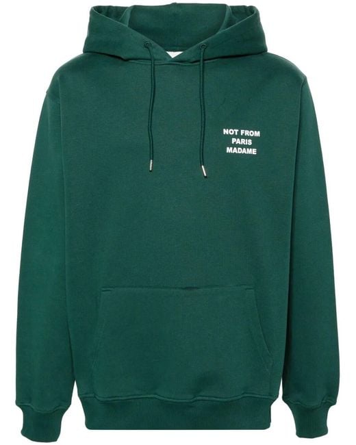 Drole de Monsieur Green 'Le Hoodie Slogan' Hoodie for men